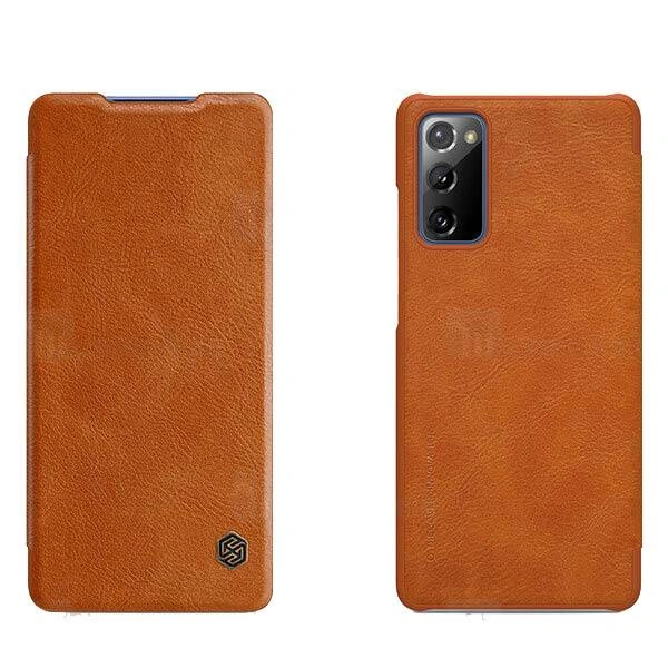 کیف چرمی نیلکین سامسونگ Samsung Galaxy S20 FE / S20 Fe 5G Nillkin Qin Leather Case