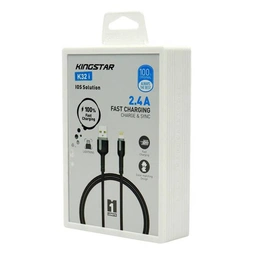 کابل آیفونی فست شارژ کینگ استار مدل K32i