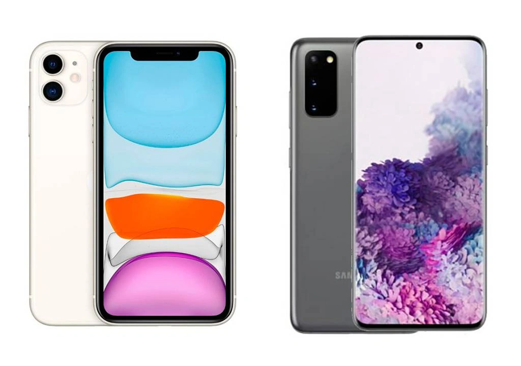 مقایسه iPhone 11 و SAMSUNG Galaxy S20